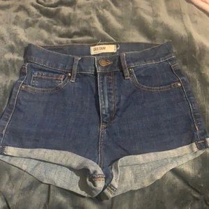 Garage Blue Jean short-shorts size US1- stretch